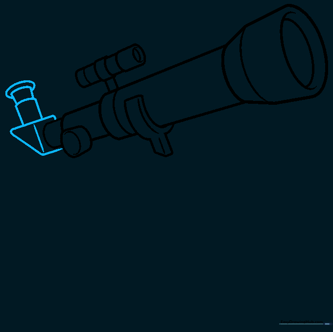 Adding the eyepiece and star diagonal to the rear of the telescope.