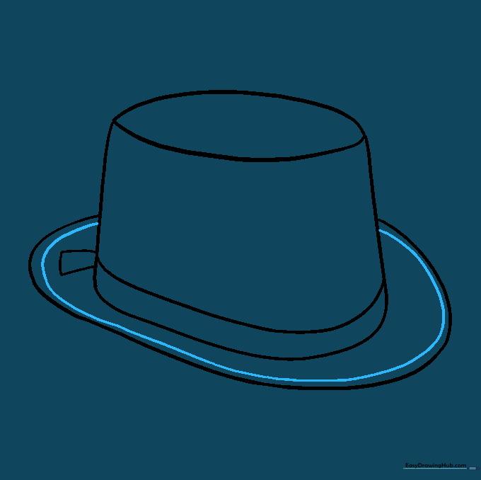 Adding a parallel line inside the brim to show thickness