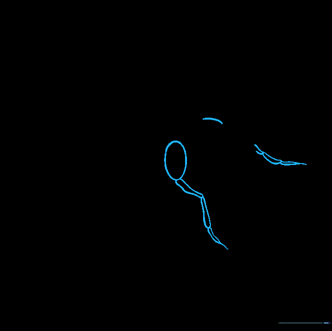 Two front legs added to the ant's thorax, showing segmented parts that taper to sharp points.