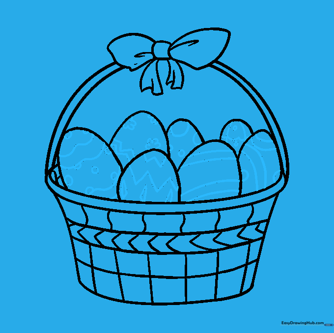 Adding intricate patterns like stars and flowers to the surface of the eggs.