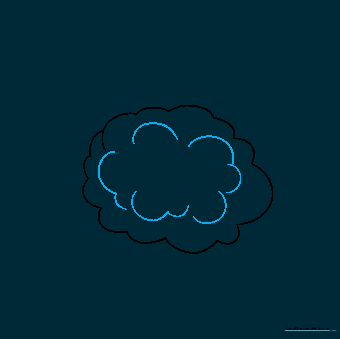 The explosion base now features U-shaped curves to create a fluffy, cloud-like texture.