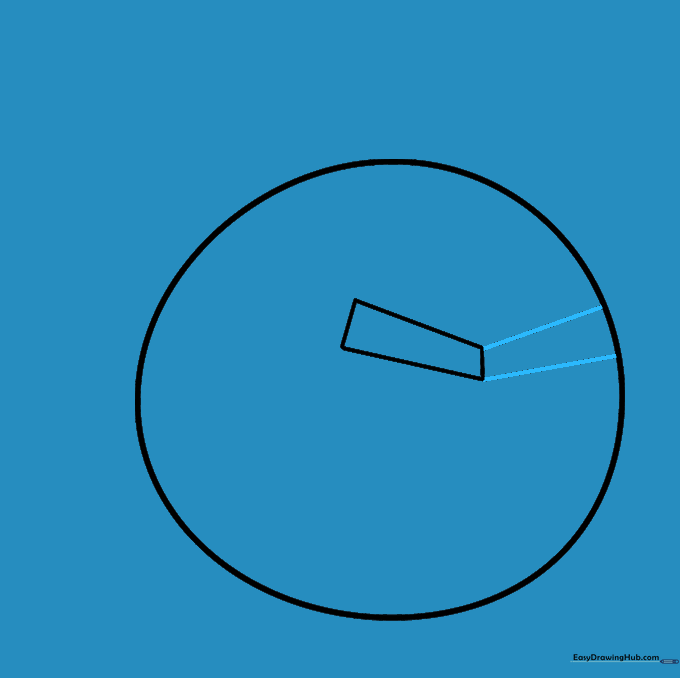 Adding a second slanted rectangle to complete the pair of angry eyebrows.