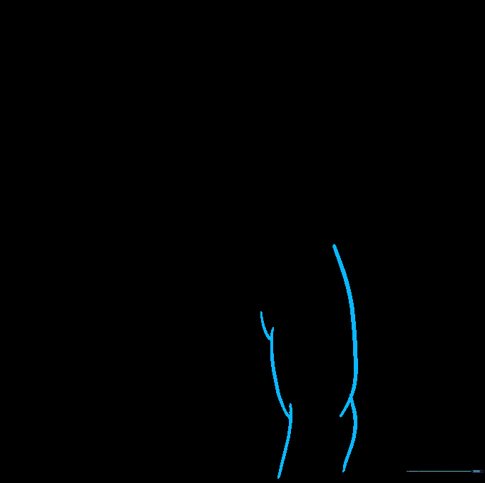 Adding the muscular arm structure using overlapping curved lines.