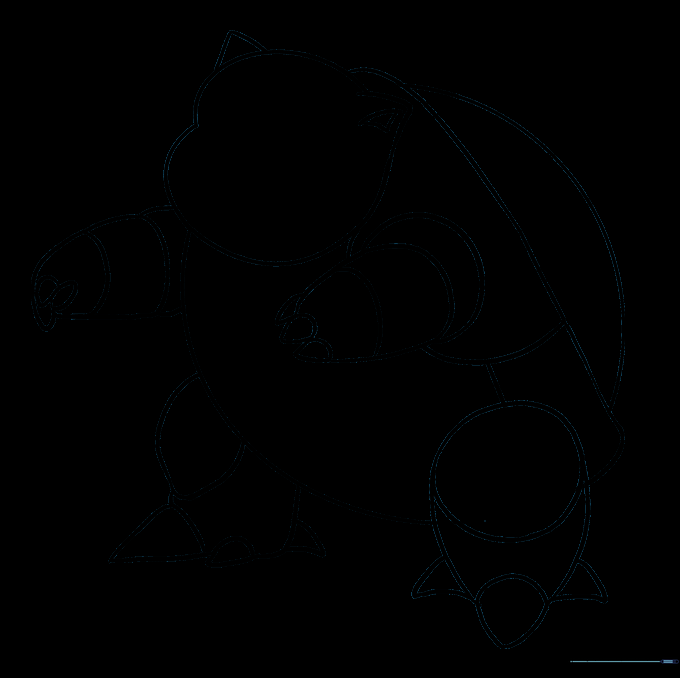 Cleaned-up line art with unnecessary construction lines removed.