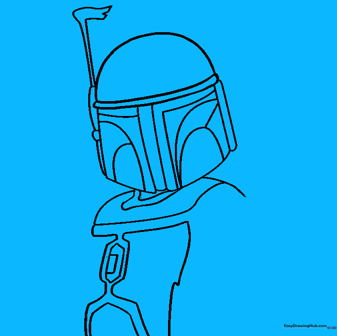 Drawing the arm and shoulder armor components.