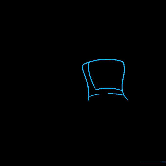 The second glove's wrist cuff defined with added curved lines for depth.