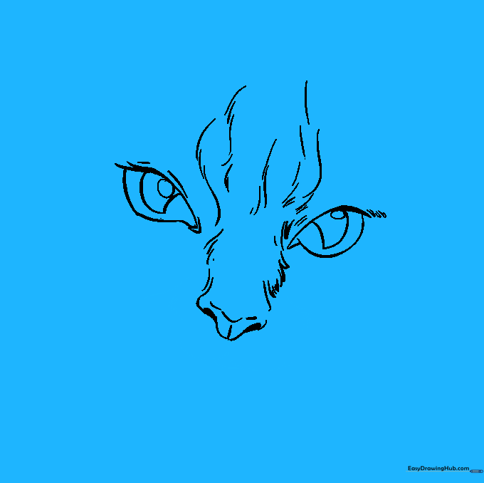 Cat mouth and chin area with small dots at the corners of the mouth.