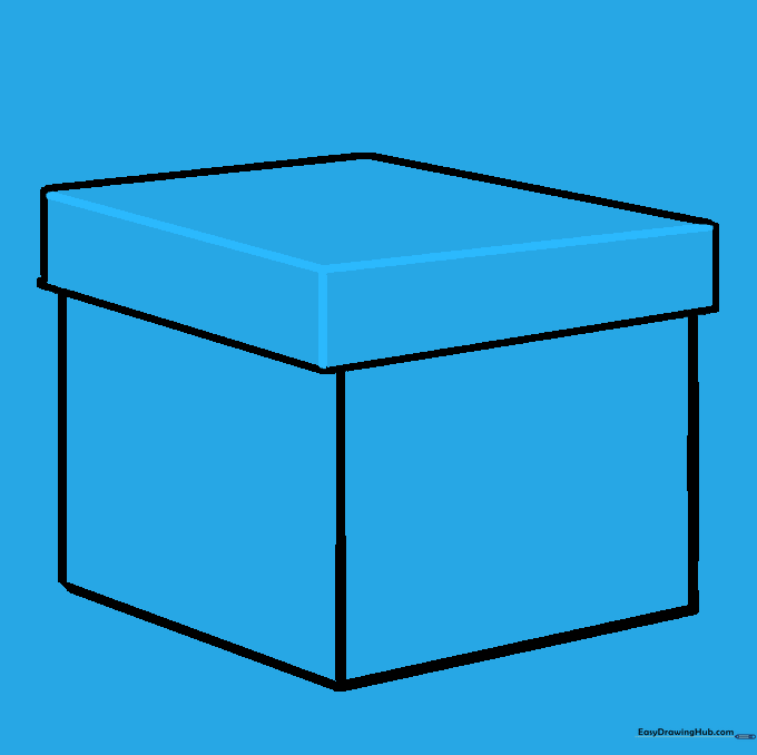 Adding a 3D edge to the lid for extra depth.