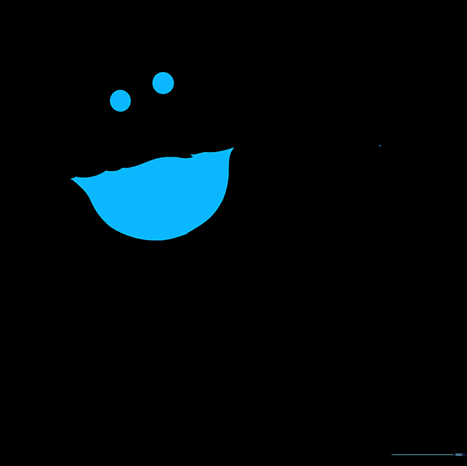 Final line art with shaded eyes and mouth.