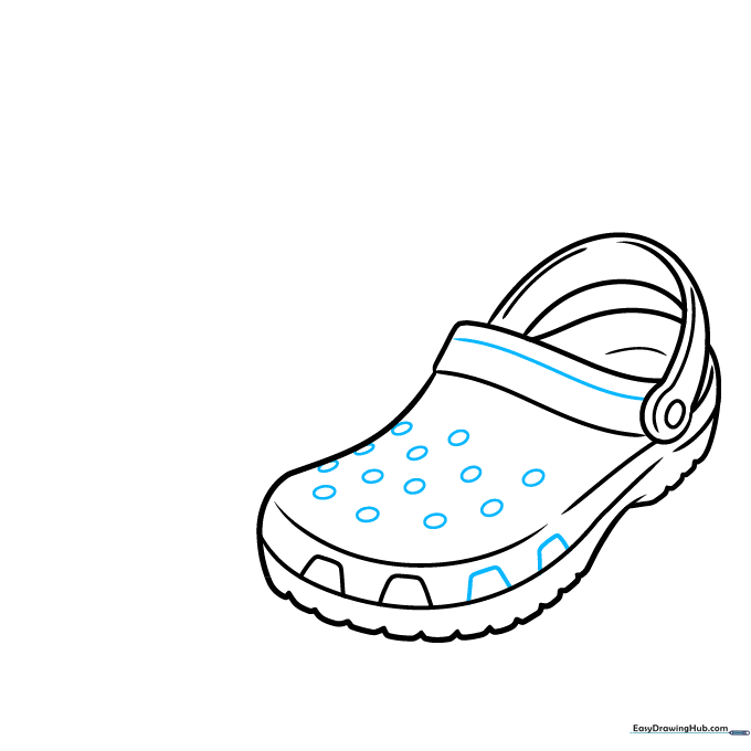 Adding additional ventilation holes to the top of the shoe.