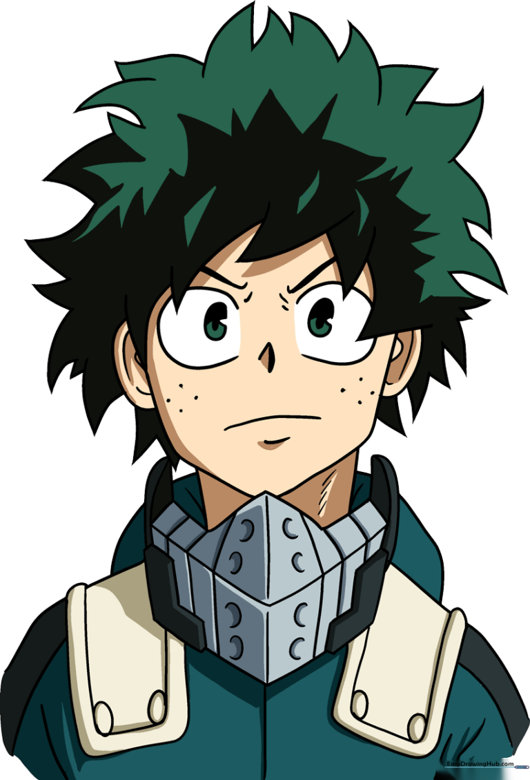 High-quality featured illustration of Deku from My Hero Academia.