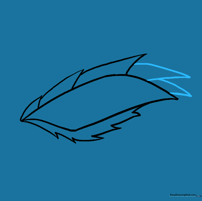 Additional triangular scales added to the outer corner of the eye.