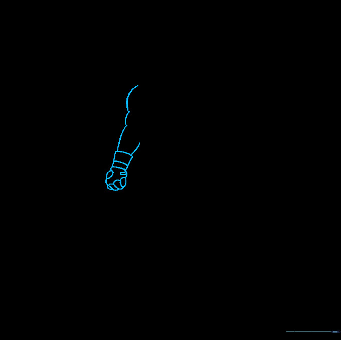 Adding the second arm to complete the upper body