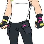 Full-body colored illustration of Drift from Fortnite