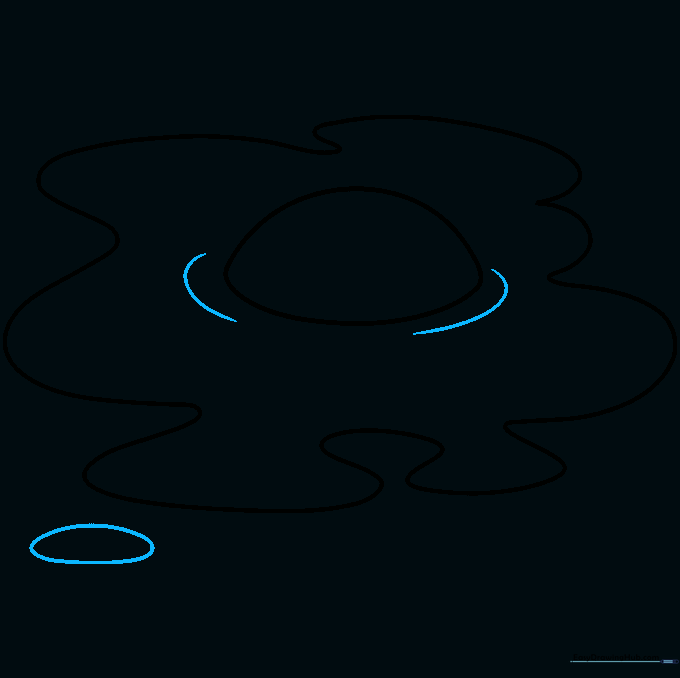 Adding curved lines around the yolk to create depth and dimension.