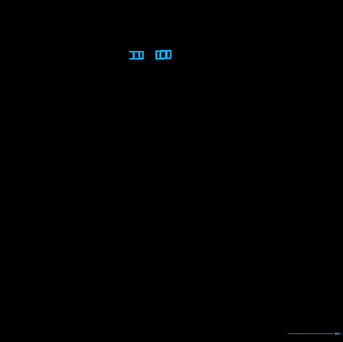 Drawing the rectangular glowing eyes on the Enderman's face.