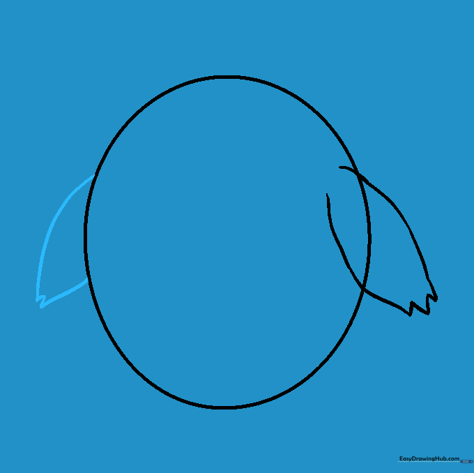 Adding the second arm on the right side of the body with a V-shaped hand.