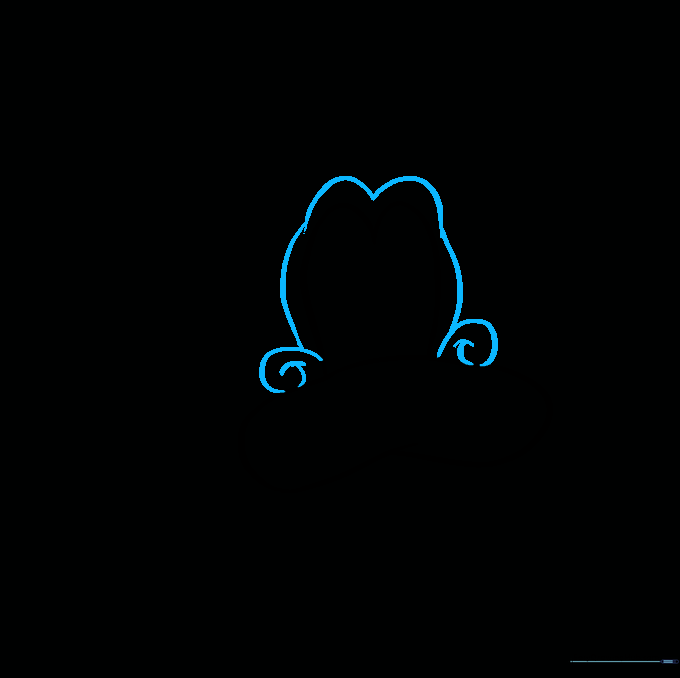 Adding mouth corners and the upper head contour line.