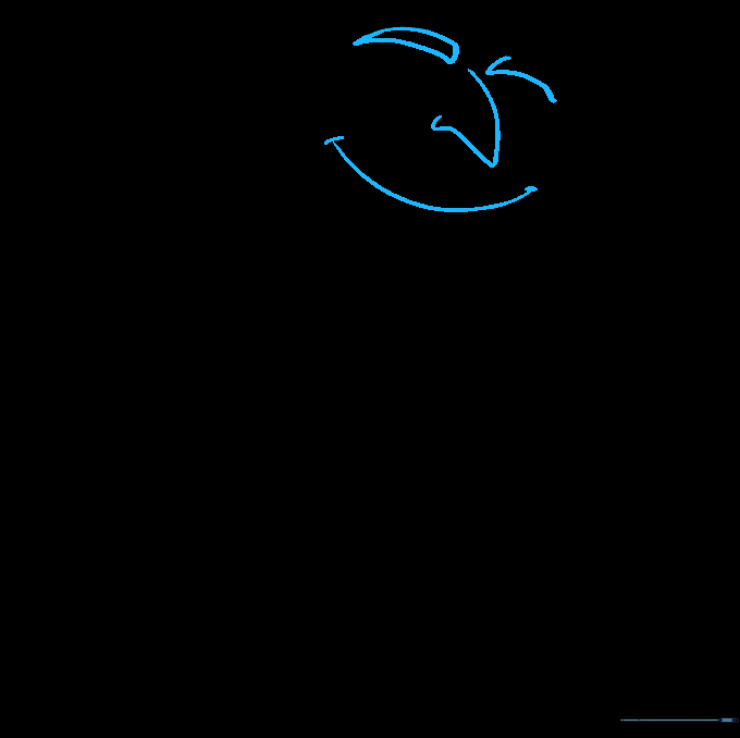Drawing Gru's expressive eyebrows, pointed nose, and wide smile.