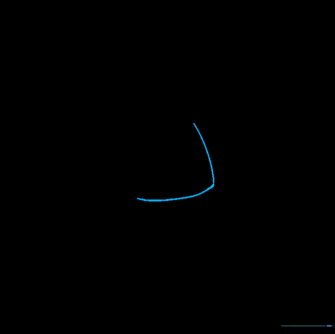 Drawing the torso and shirt outline for Homer Simpson.