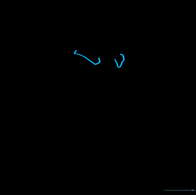 Two irregular shapes sketched below the hood to form the upper armor chest piece.