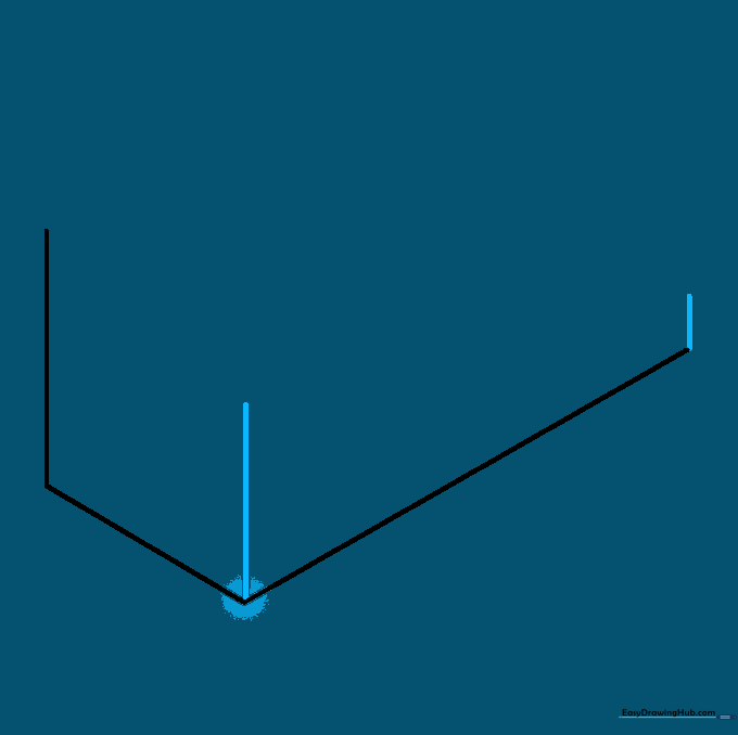 Adding vertical wall segments to the base structure to create depth.