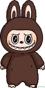 Colorful and finished Labubu character illustration, serving as the featured guide image.