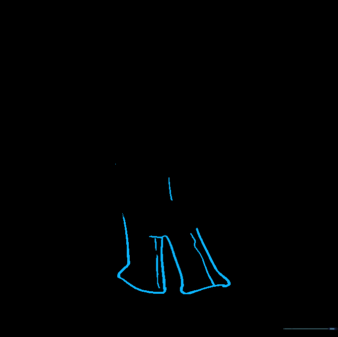 Luigi's legs and overall pant structure.
