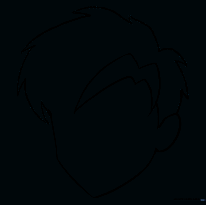 The drawing after erasing the hairline guide lines for a clean look.
