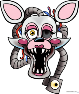 Completed, high-quality illustration of Mangle from Five Nights at Freddy's.