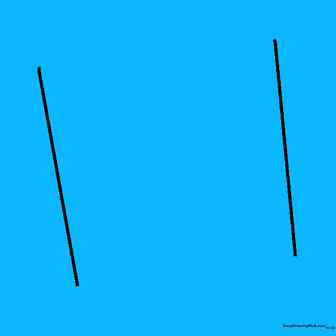 Two vertical lines added to the sides of the top curve to form the helmet structure.