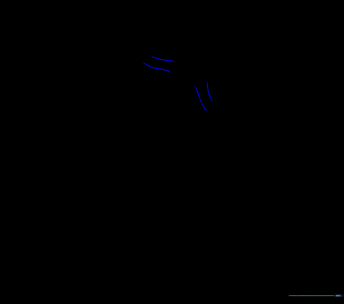 Two curved lines extending from the shoulders to form the arms.