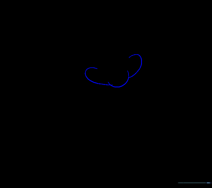 The face outline is refined with curved lines to show the cheeks and chin.
