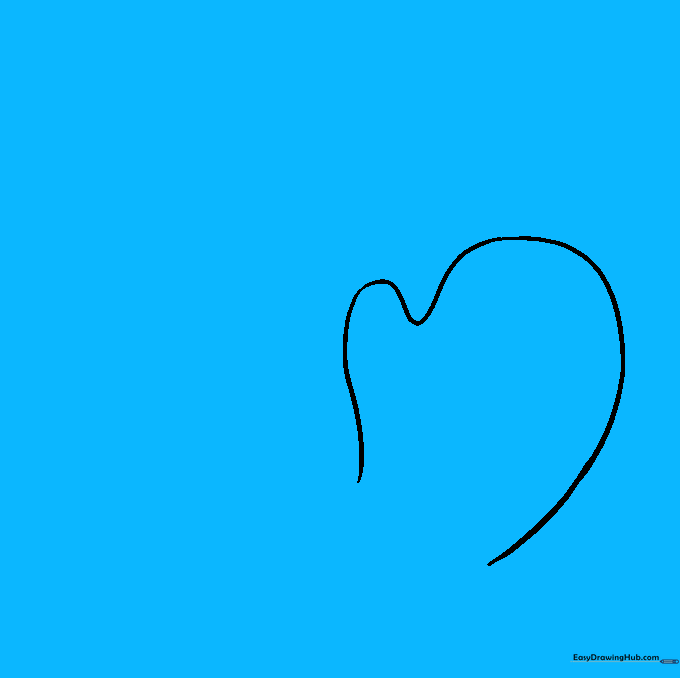 Sketch of two mitten outlines placed side-by-side on the page.
