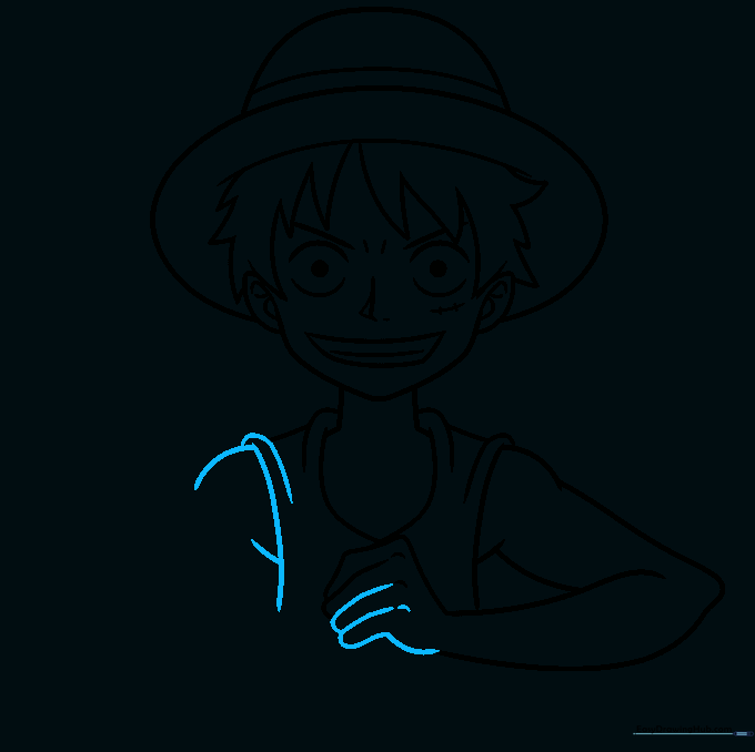 Second arm and hand added to the drawing.