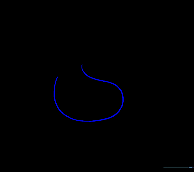 Adding a bean-shaped torso beneath the head circle to establish the pony's posture.