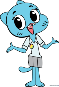 A vibrant, finished illustration of Nicole Watterson from The Amazing World of Gumball.