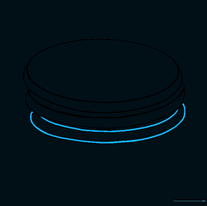 Adding a third pancake layer to the growing stack.