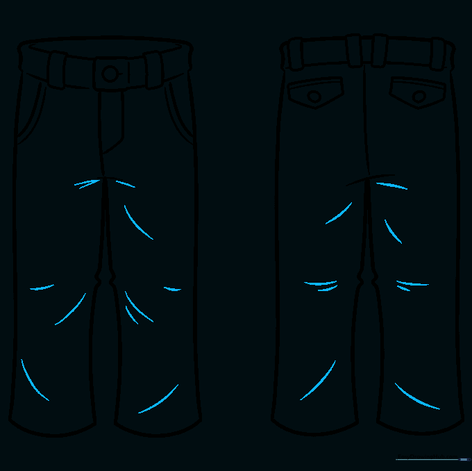 Adding wrinkle lines to the knees for texture