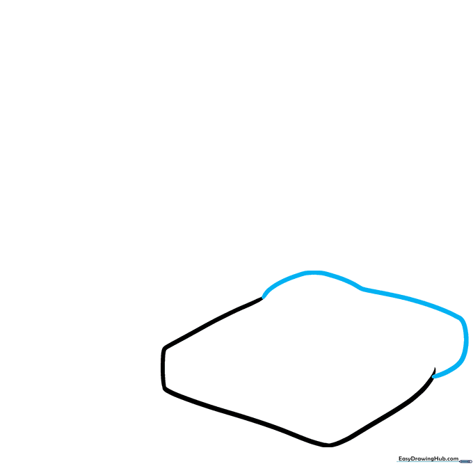 Pencil sketch adding the rounded sides of the peanut butter jar.