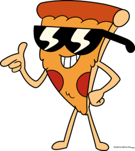 A colorful, finished illustration of the cartoon character Pizza Steve.