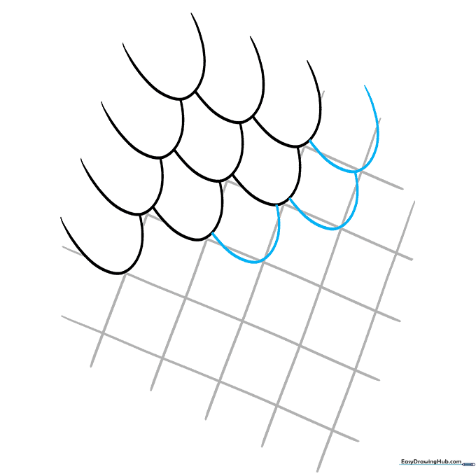 Adding more rows of scales to demonstrate the overlapping technique.