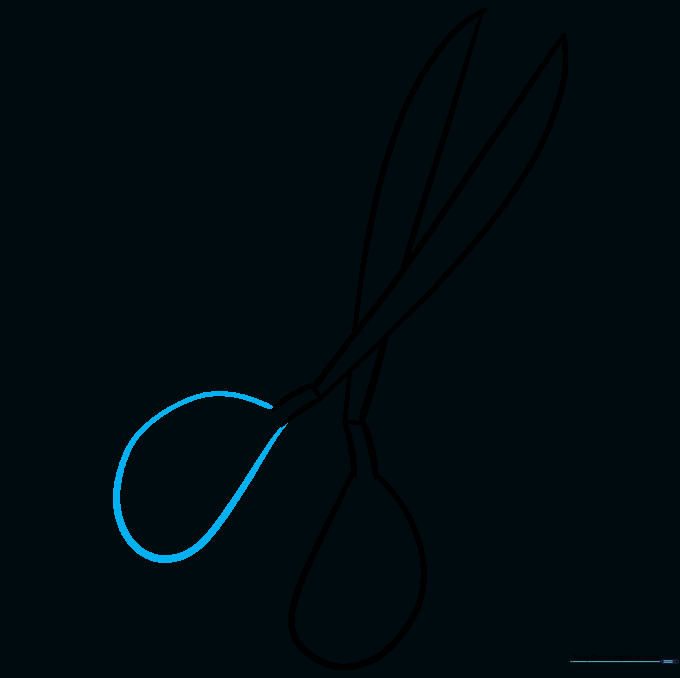 A second teardrop-shaped loop added to the other handle.