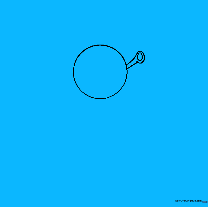 Adding the second trumpet-shaped ear to the opposite side of the head.