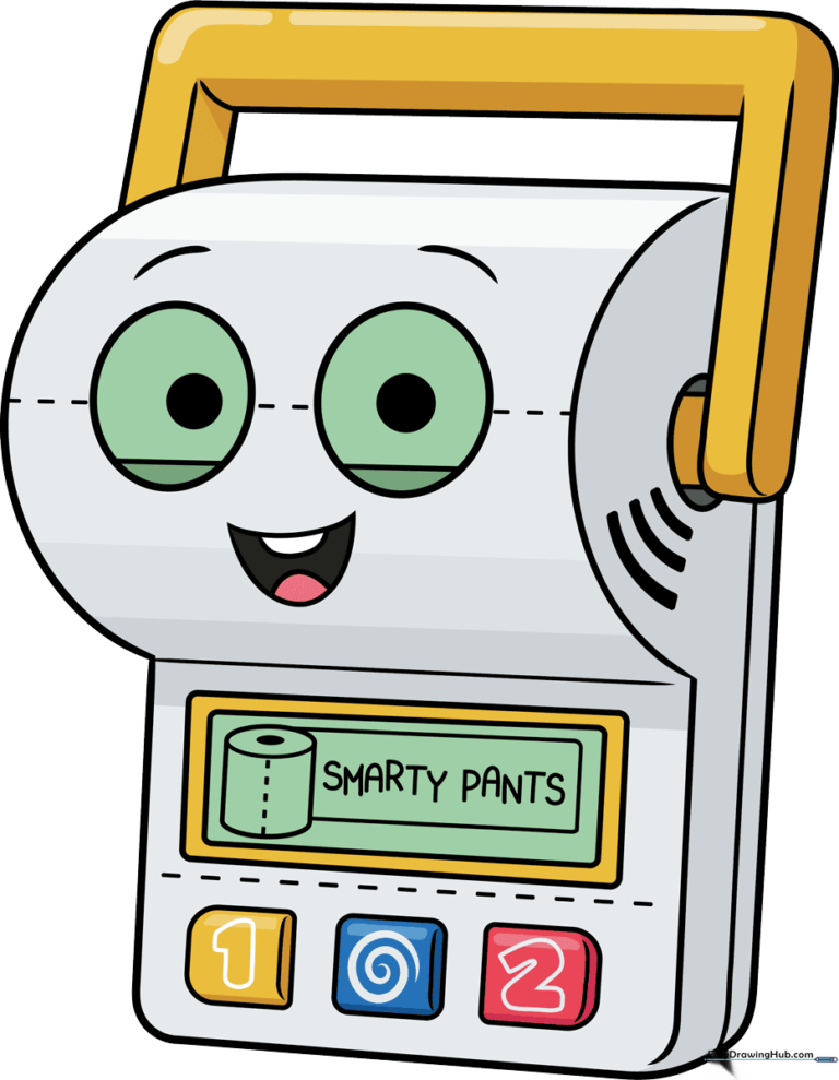 Finished colored illustration of Smarty Pants from Toy Story.