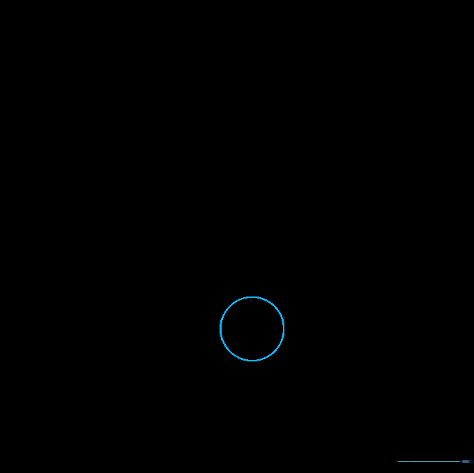 A simple hand-drawn circle representing a planet on a white background.