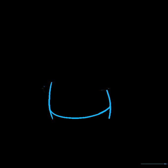 Sketching the torso and shirt line for Steven Universe.