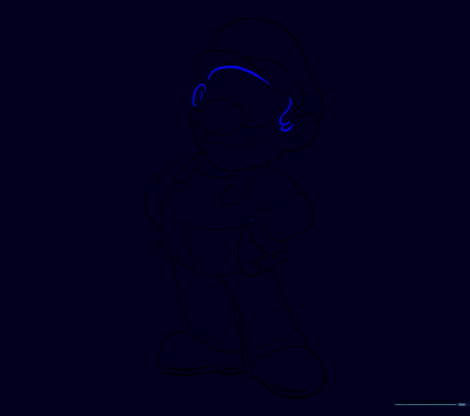 Adding hair details and the second ear to the head.