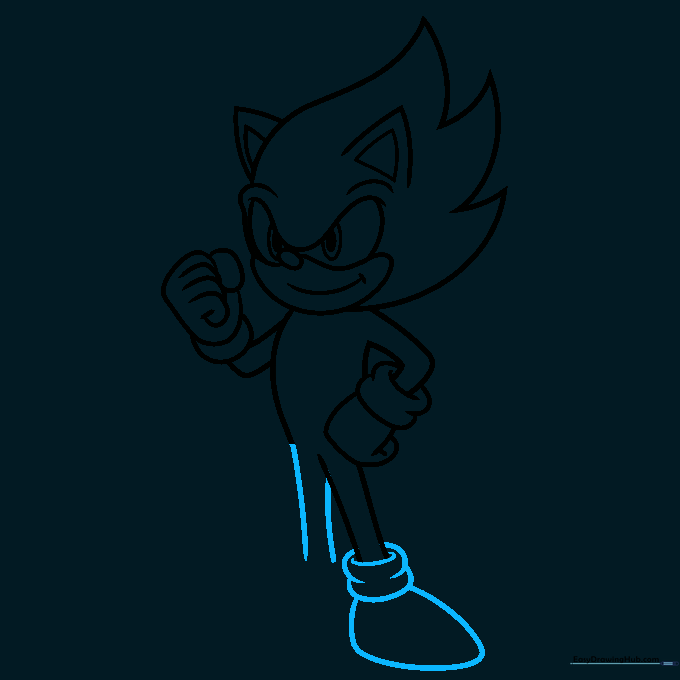 Adding the legs and the base shape for the shoes.