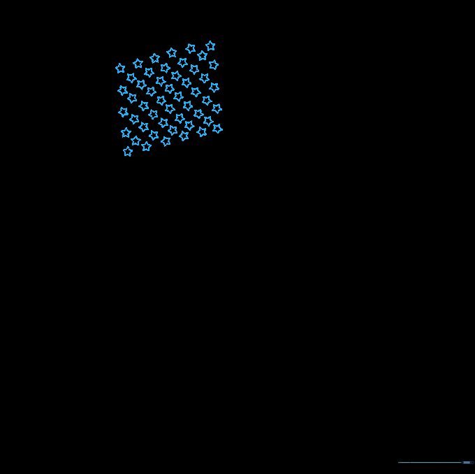 Small stars added to the square canton of the flag.